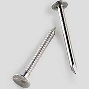 Simpson Strong-Tie S410ARN1 Roofing Nail, 4D Penny, 1-1/2 in L, Full Round Head, 10 ga Gauge, Stainless Steel