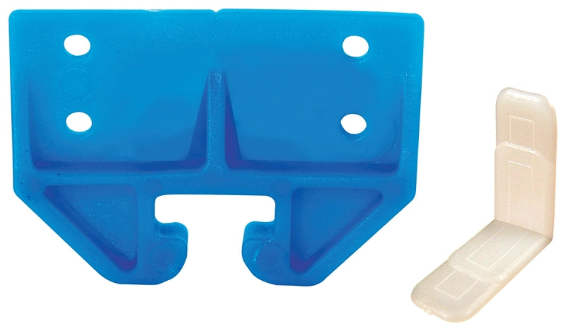 Prime-Line R7083 Drawer Track Guide Kit, Plastic, Blue