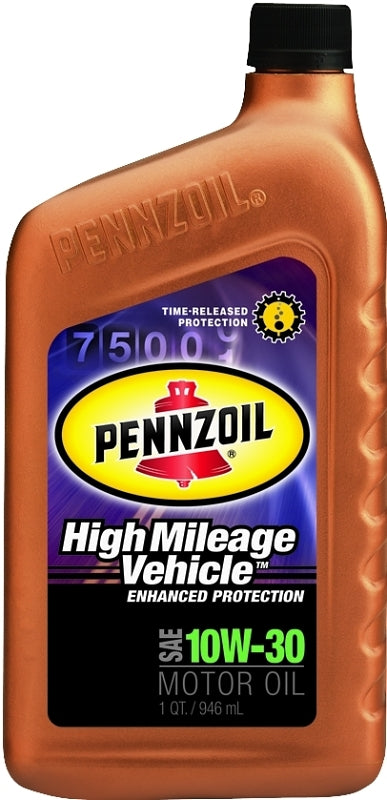 Pennzoil Platinum 550022812 Motor Oil, 10W-30, 1 qt Bottle