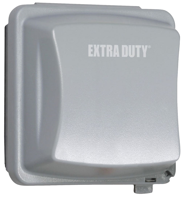 Taymac MM2420G Box Cover, 3.07 in L, 5.43 in W, Polycarbonate, Gray