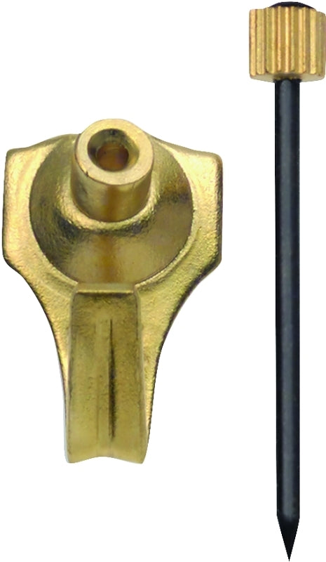 OOK 50022 Picture Hanger, 10 lb, Steel, Brass, Gold