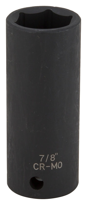 Vulcan Deep Impact Socket, 7/8 in Socket, Black Phosphate