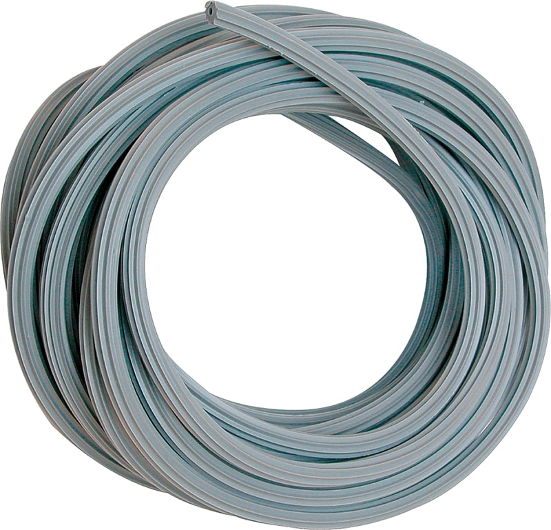 Make-2-Fit P 7649 Screen Retainer Spline, 0.120 in D, 250 ft L, Vinyl, Gray, Round