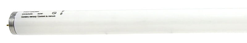 Sylvania 21371 Fluorescent Bulb, 40 W, T12 Lamp, Medium Lamp Base, 2150 Lumens, 4100 K Color Temp, Cool White Light