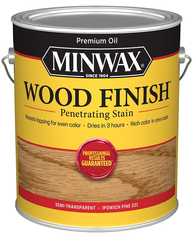 Minwax Wood Finish 710740000 Wood Stain, Ipswich Pine, Liquid, 1 gal, Can