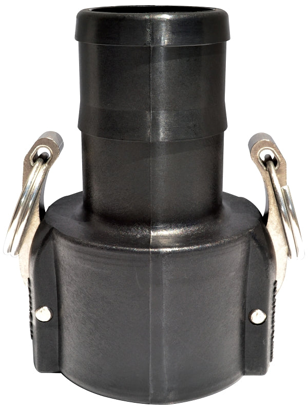 Green Leaf 300C Camlock Coupling, 3 in, Female Coupler x Hose Barb, Plastic
