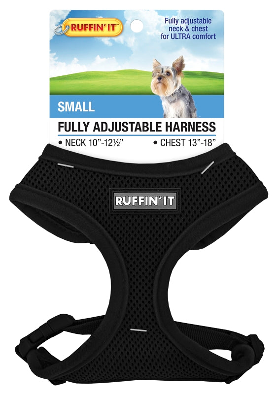 Ruffin'It 41462 Fully Adjustable Harness, 10 to 12-1/2 in x 13 to 18 in, Mesh Fabric, Assorted