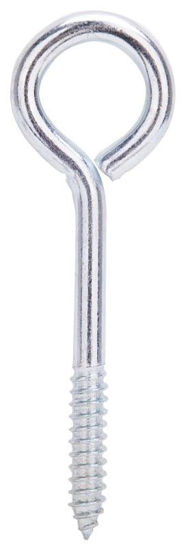 ProSource LR257 Lag Screw Eye, 11 mm Thread, Screw Thread, 2 in L Thread, 1-7/8 in Dia Eye, 271 lb Working Load, Steel