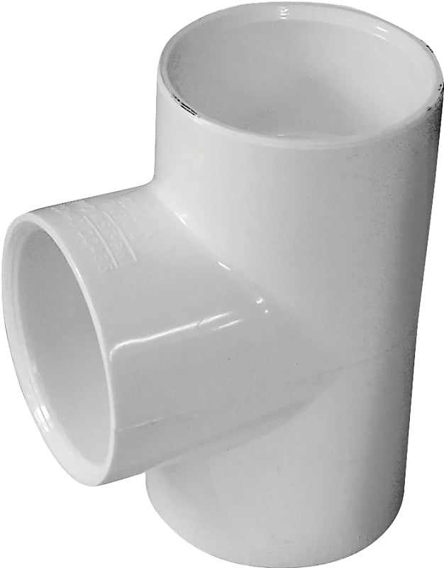 Xirtec 140 435779 Pipe Tee, 1-1/2 in, Socket, PVC, White, SCH 40 Schedule, 150 psi Pressure