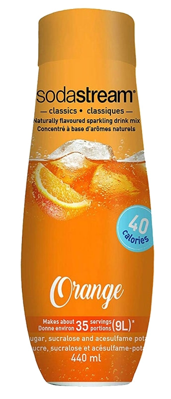 Sodastream 1424224011 Sparkling Drink Mix, Soda, Orange Flavor, 440 mL Bottle