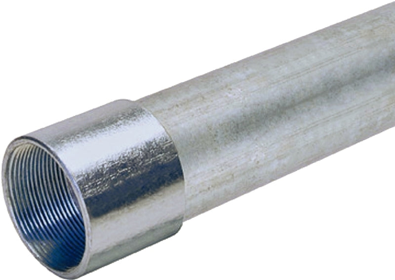 Allied Tube & Conduit 103119 Rigid Conduit, 2-1/2 in, 10 ft L, Galvanized Steel