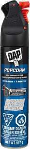 DAP Popcorn 7079870025 2-in-1 Water-Based Wall and Ceiling Spray Texture, White, 567 g Aerosol Can
