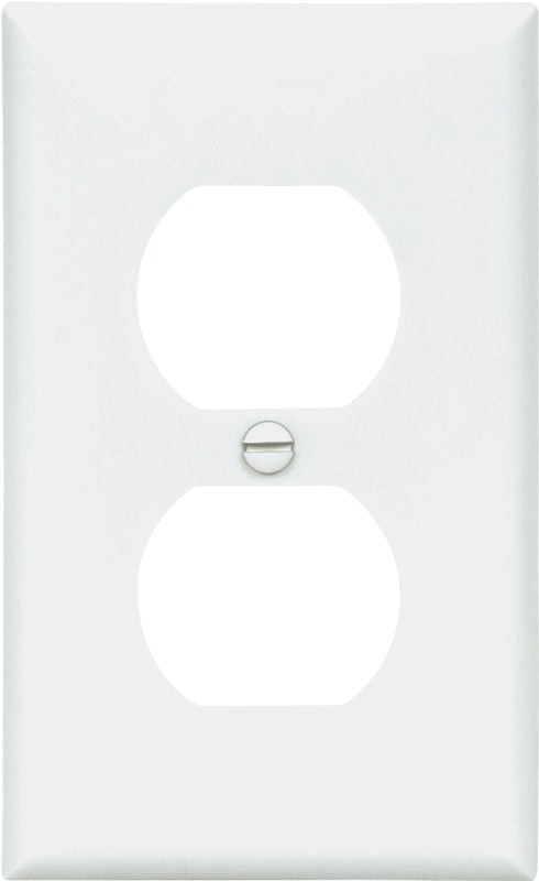 WALL PLATE 1GNG DPLX RECPT WHT