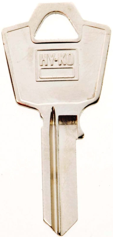 Hy-Ko 11010ES9 Key Blank, Brass, Nickel, For: ESP Vehicle Locks