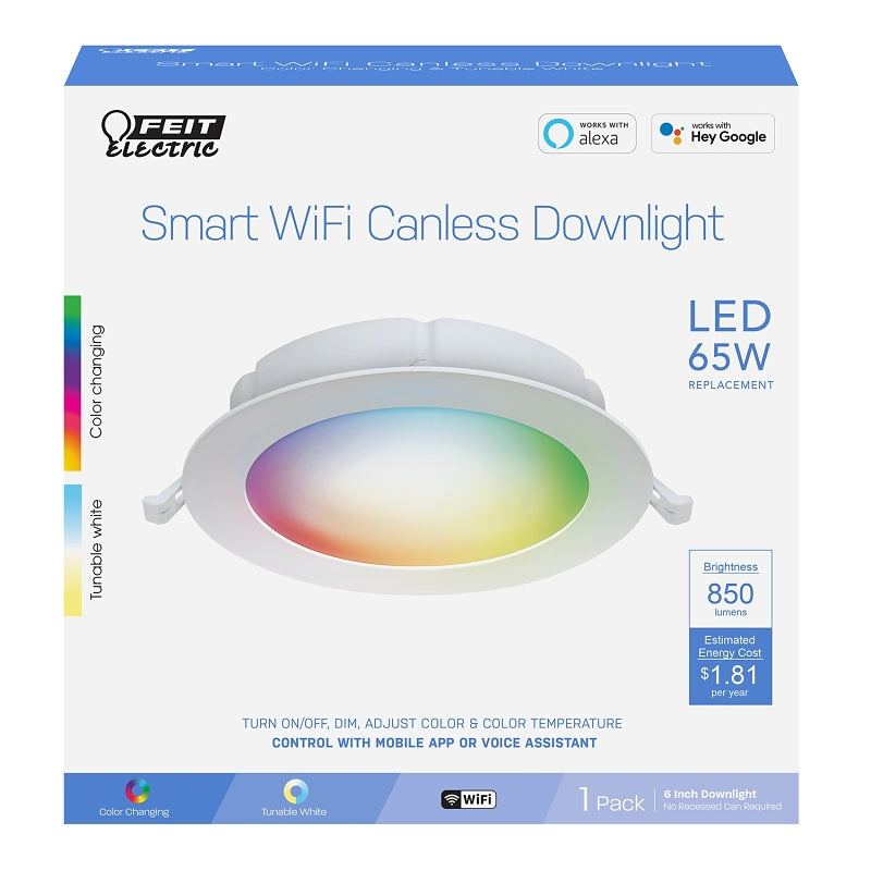 BULB LT REC WIFI RGBW 65W 6IN