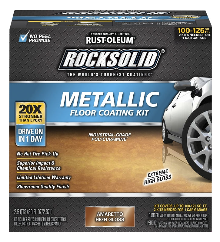 Metallic floor coating kit sales