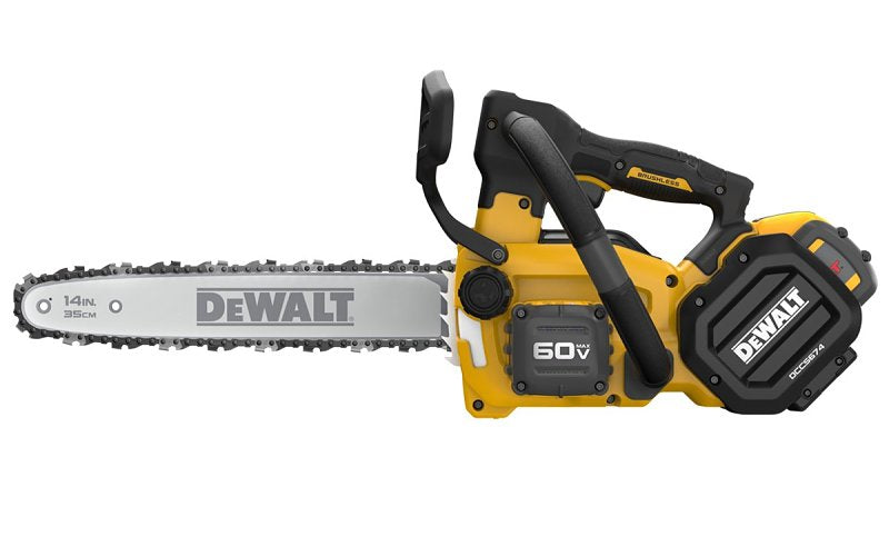DEWALT DCCS674X2 Chainsaw Kit, Battery Included, 60 V, Lithium-Ion, 14 in Cutting Capacity, 14 in L Bar, 3/8 in Pitch