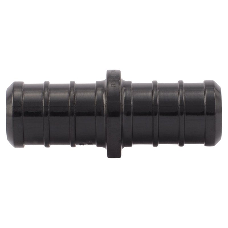 SharkBite UP008A5 Coupling, 1/2 x 1/2 in, Barb, Polymer, Black, 200 psi Pressure