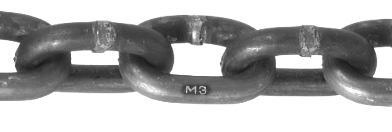 BARON PC3014HDGP Proof Coil Chain, 1/4 in, 250 ft L, 30 Grade, Carbon Steel, Hot-Dipped Galvanized