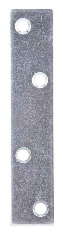 ProSource MP-Z04-01-3L Mending Plate, 4 in L, 7/8 in W, Steel, Screw Mounting