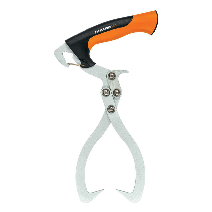 Fiskars 360310-1001 Log Tong, 9 to 12 in Opening, Sharp Tip, Steel Tip