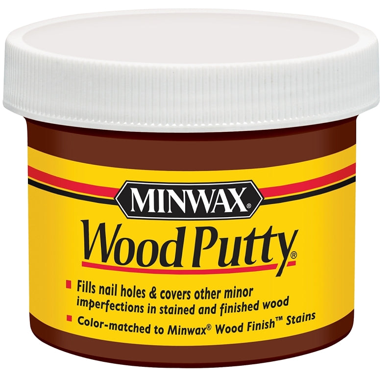 Minwax 13613000 Wood Putty, Liquid, Red Mahogany, 3.75 oz Jar