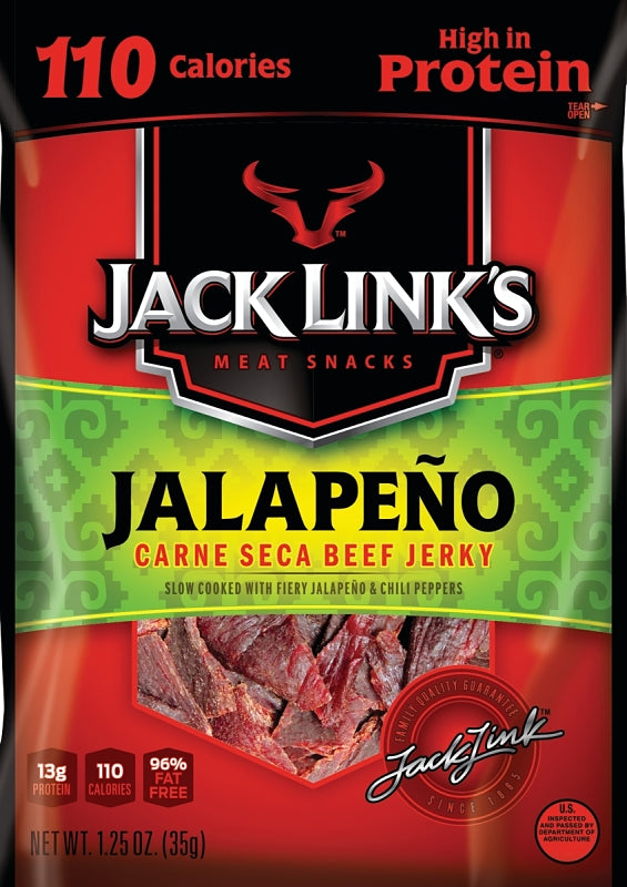 Jack Link's 10000008445 Snack, Jerky, Jalapeno, 2.85 oz