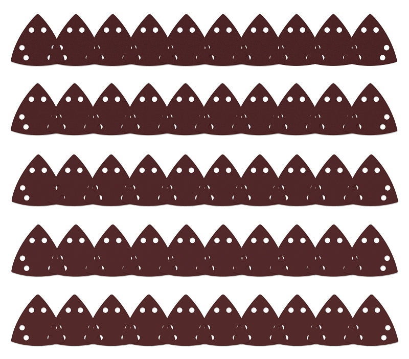 Imperial Blades 50TSPV Triangular Sanding Variety Pack, 60, 80, 120, 180, 220 Grit