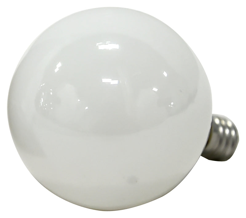 Sylvania 13622 Incandescent Lamp, 25 W, G16.5 Lamp, Candelabra E12 Lamp Base, 165 Lumens, 2850 K Color Temp