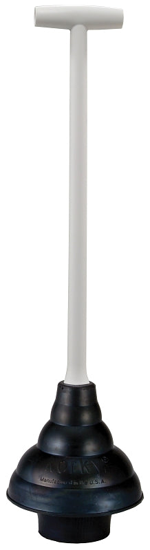 Korky 93WH-4 Toilet Plunger, 6 in Cup, Ergonomic Handle