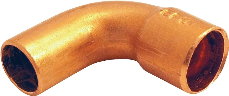 EPC 31396 Street Pipe Elbow, 3/8 in, Sweat x FTG, 90 deg Angle, Copper