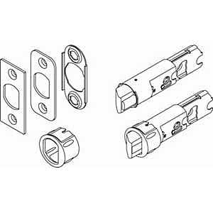 Weiser 820004-001 Latch, Satin Chrome