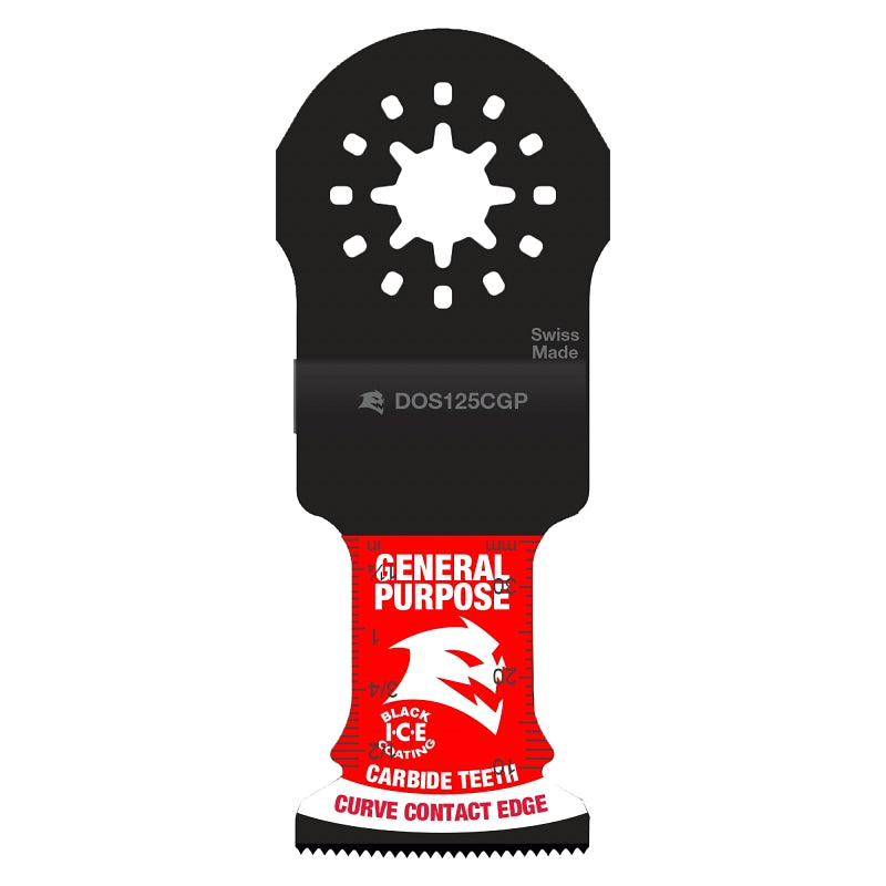 Diablo DOS125CGP3 Oscillating Blade, 1-1/4 in, Carbide Grit