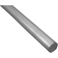K & S 3057 Decorative Metal Rod, 3/8 in Dia, 36 in L, 1100-O Aluminum, 6061 Grade