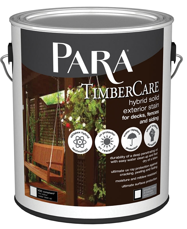 Para PR0042102-16 Exterior Hybrid Stain, Flat, Satin, Deep Base, Liquid
