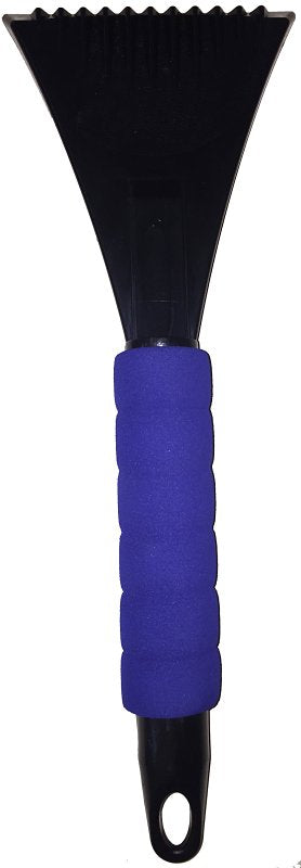 Rugg SC5110 Snowbrush/Scraper, Plastic/Polyester Blade, Aluminum Handle, Telescopic Handle, Black/Blue, 42 in OAL