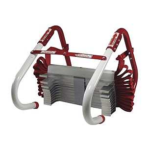 Kidde 468193 No-Groove Siding Panel, 10-Step, 1000 lb, Aluminum