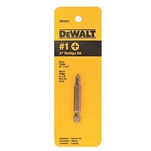 DeWALT DWA3PH3IRC Impact Driver Bit, #3 Drive, Phillips Drive, 3-1/2 in L, Steel