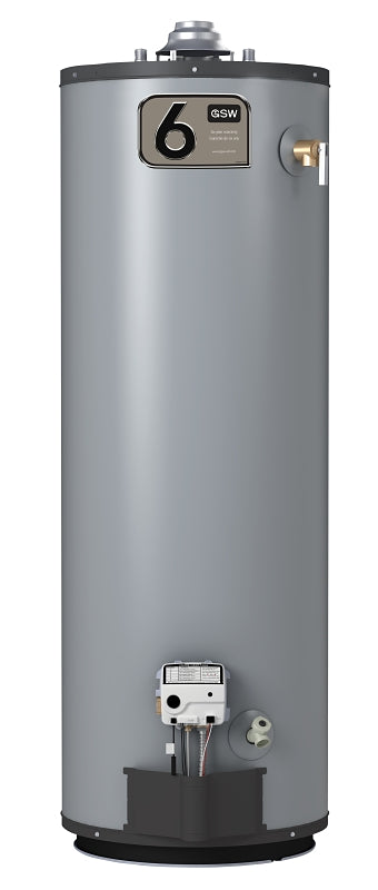 GSW B4676 Water Heater, Natural Gas, 151 L Tank, 40,000 Btu BTU