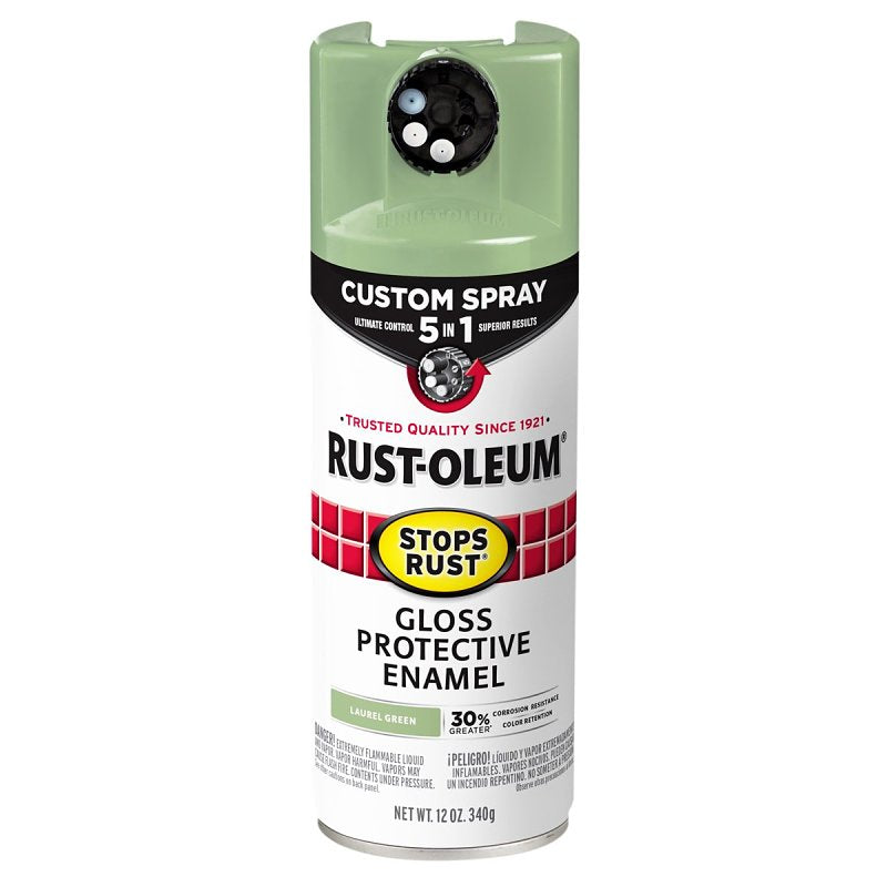 SPRAY PAINT GLS LARL GRN 12OZ