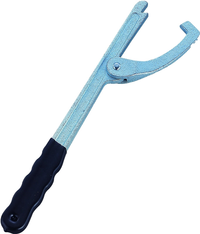 ProSource T149-3L Locknut Wrench, 11-5/8 in L, Steel, Chrome