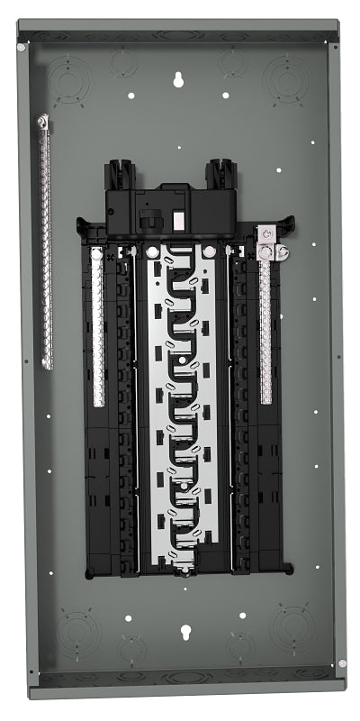 Siemens SN SN3048B1200 Assembled Load Center, 200 A, 30 -Space, 48 -Circuit, Main Breaker, Plug-On Neutral, Gray