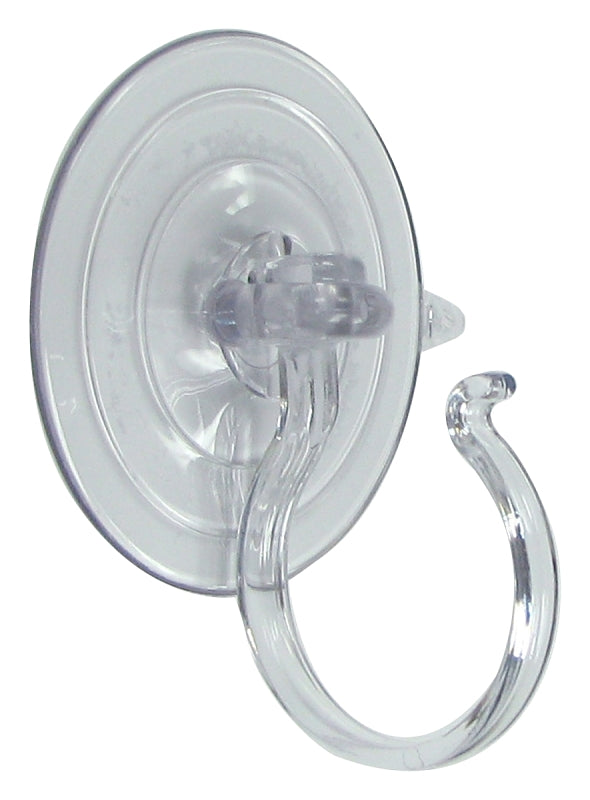 Adams 5750-88-1040 Suction Cup Wreath Holder, Polycarbonate Hook, PVC Base, 10 lb Working Load