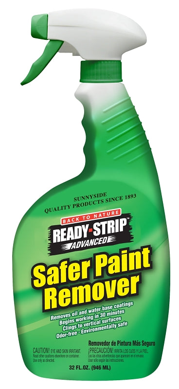 Back to Nature 66332 Paint/Varnish Remover, Gel, Liquid, Strong, Beige, 32 oz, Can