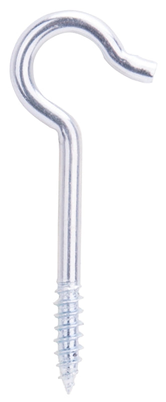 ProSource LR315 Ceiling Hook, 35 lb Working Load, Steel, Silver, Zinc