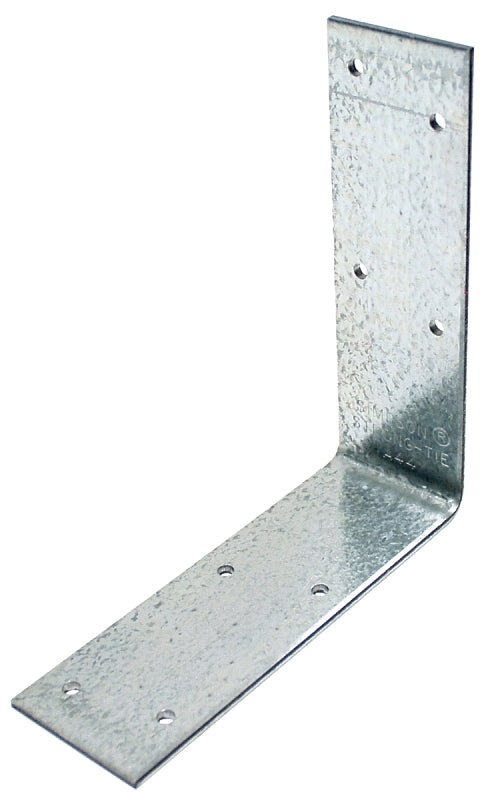 Simpson Strong-Tie A44 Angle, 4-3/8 in W, 4-9/16 in D, 1-1/2 in H, Steel, Galvanized