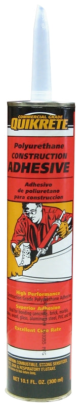 Quikrete 990212 Polyurethane Adhesive, Gray, 300 mL Cartridge