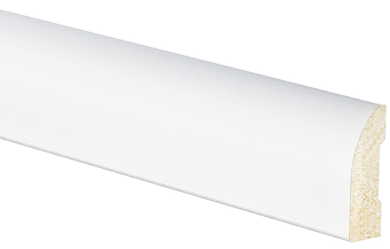 Inteplast Group 856 61080700032 OG Stop Moulding, 7 ft L, 1-1/4 in W, Polystyrene, Crystal White