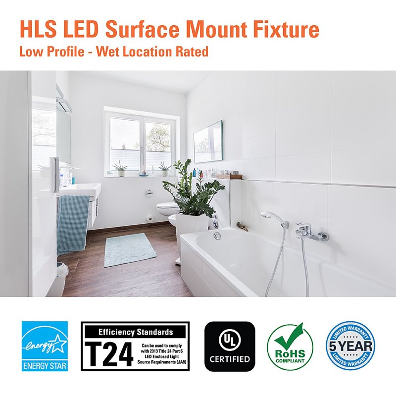 LIGHT SURF LED MW 925LM 3K 6IN