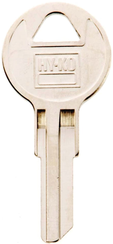 Hy-Ko 11010CG22 Key Blank, Brass, Nickel, For: Chicago Cabinet, House Locks and Padlocks